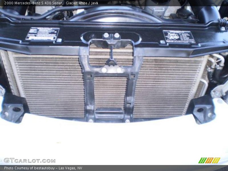 Glacier White / Java 2000 Mercedes-Benz S 430 Sedan
