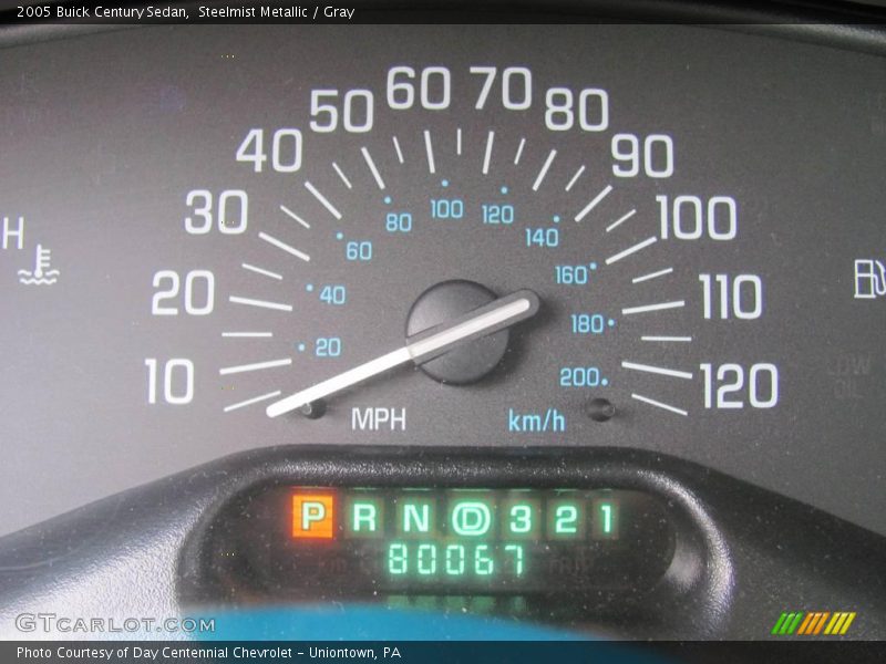 Steelmist Metallic / Gray 2005 Buick Century Sedan