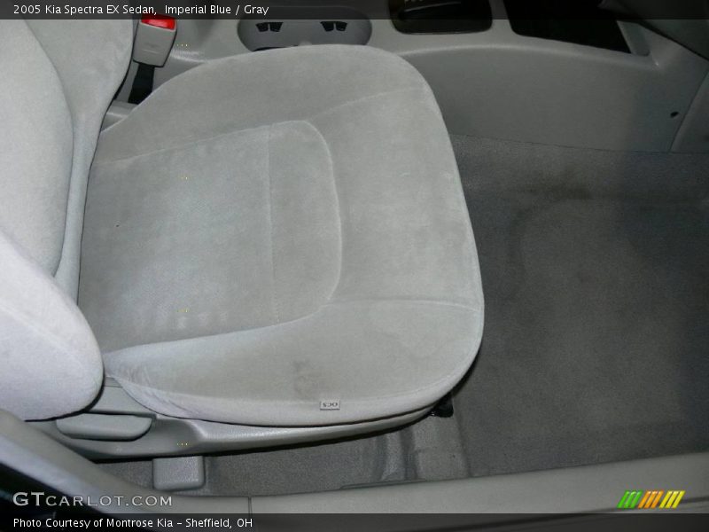 Imperial Blue / Gray 2005 Kia Spectra EX Sedan