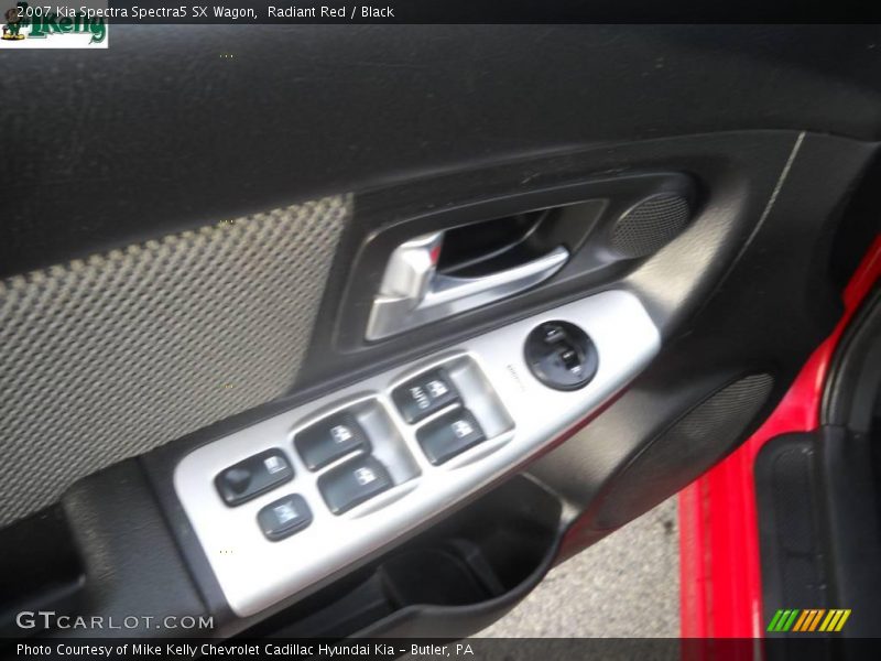 Radiant Red / Black 2007 Kia Spectra Spectra5 SX Wagon