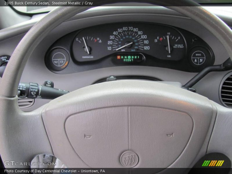 Steelmist Metallic / Gray 2005 Buick Century Sedan