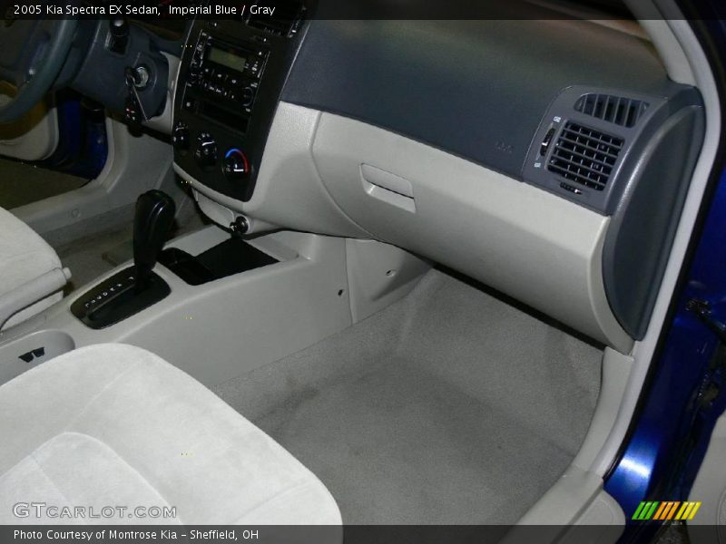 Imperial Blue / Gray 2005 Kia Spectra EX Sedan