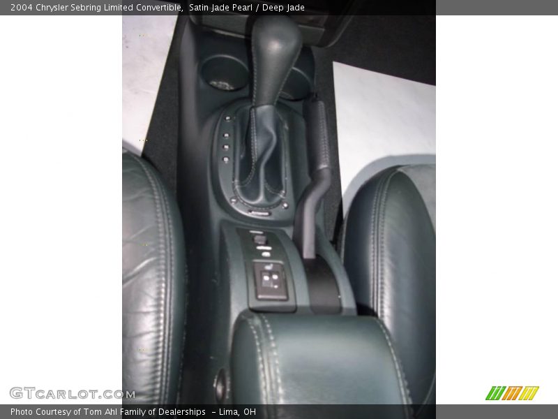 Satin Jade Pearl / Deep Jade 2004 Chrysler Sebring Limited Convertible