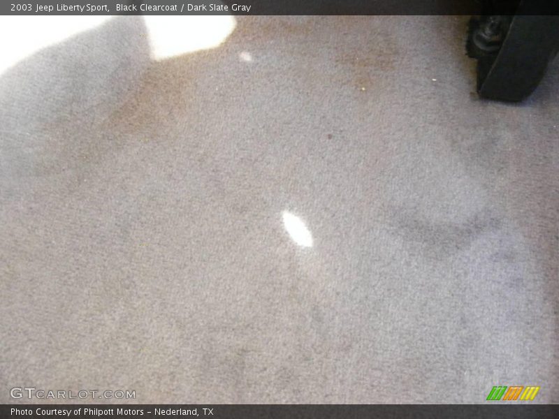 Black Clearcoat / Dark Slate Gray 2003 Jeep Liberty Sport