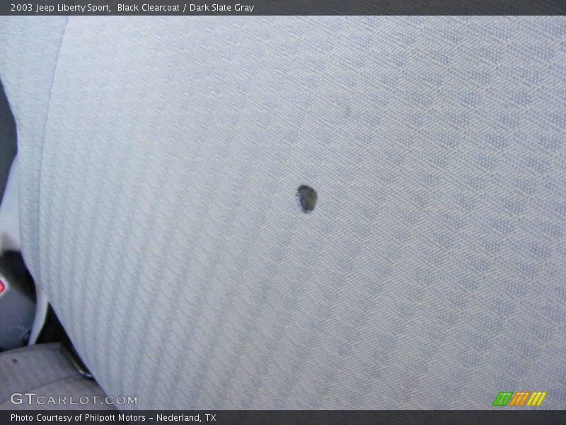 Black Clearcoat / Dark Slate Gray 2003 Jeep Liberty Sport