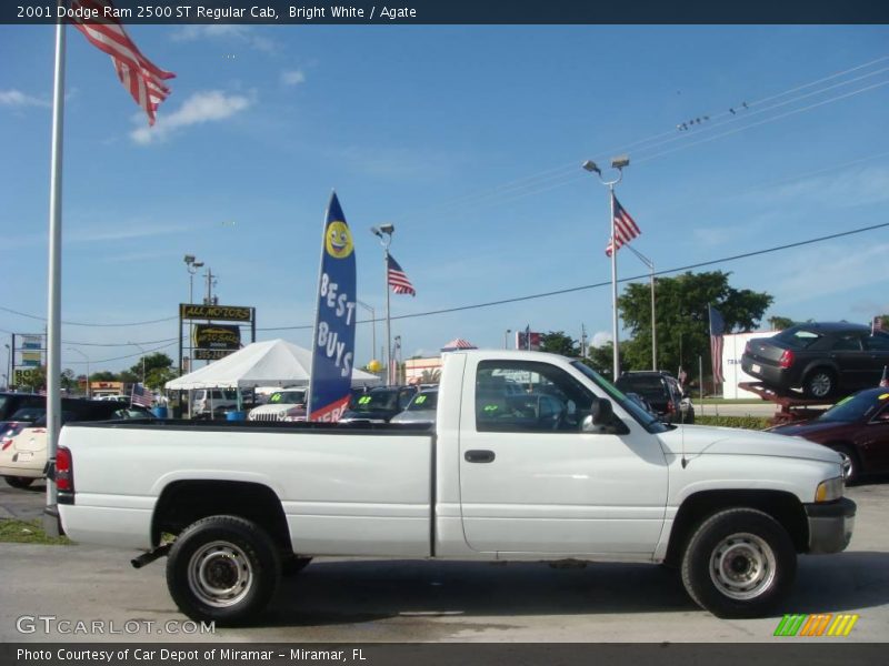 Bright White / Agate 2001 Dodge Ram 2500 ST Regular Cab