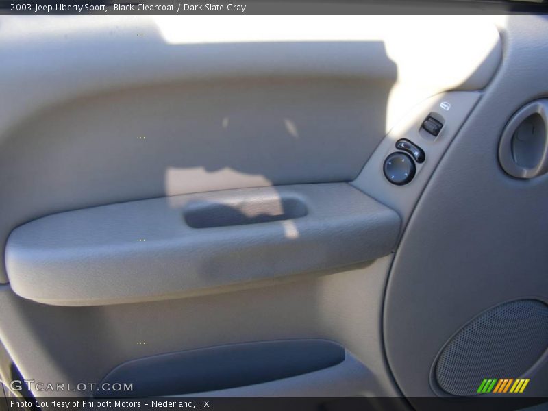 Black Clearcoat / Dark Slate Gray 2003 Jeep Liberty Sport