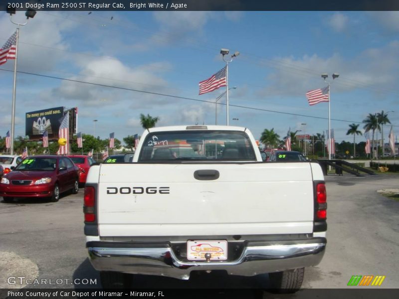 Bright White / Agate 2001 Dodge Ram 2500 ST Regular Cab