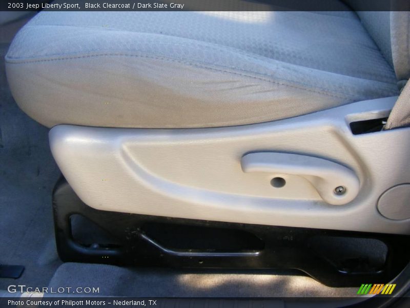 Black Clearcoat / Dark Slate Gray 2003 Jeep Liberty Sport