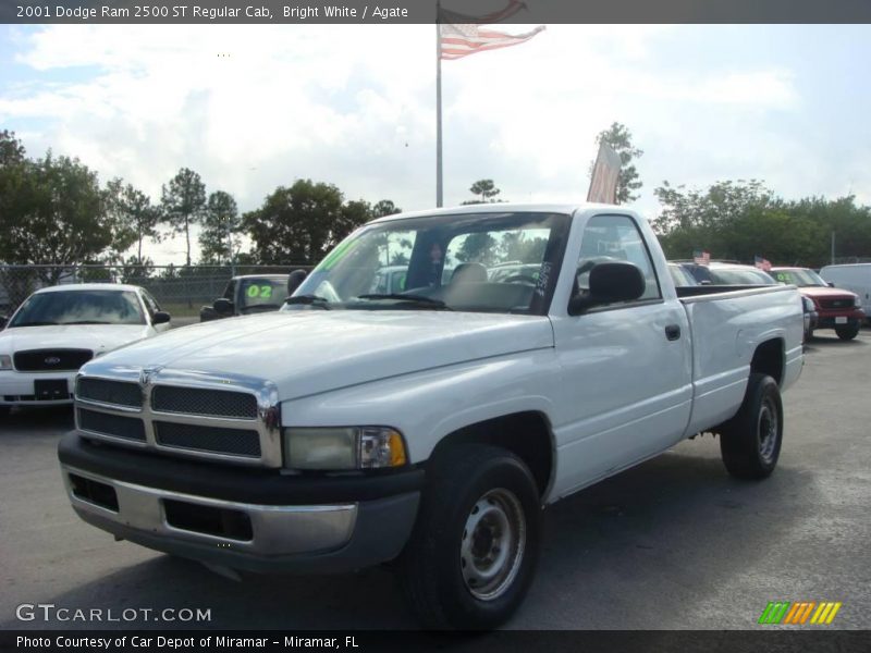 Bright White / Agate 2001 Dodge Ram 2500 ST Regular Cab