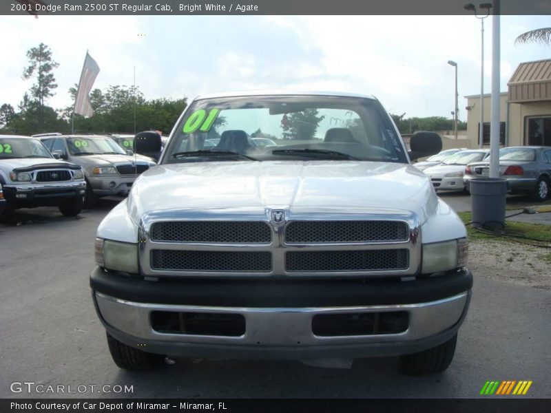 Bright White / Agate 2001 Dodge Ram 2500 ST Regular Cab