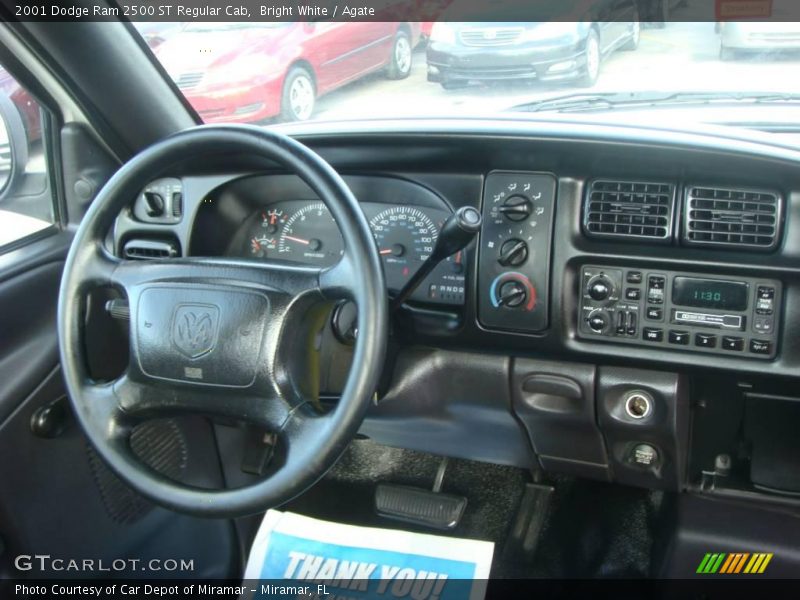 Bright White / Agate 2001 Dodge Ram 2500 ST Regular Cab