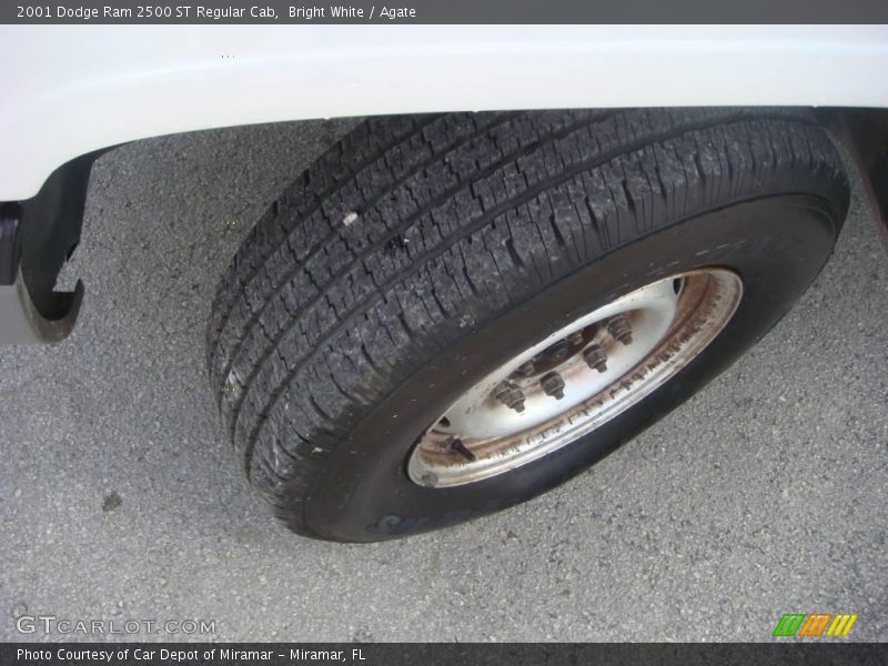 Bright White / Agate 2001 Dodge Ram 2500 ST Regular Cab