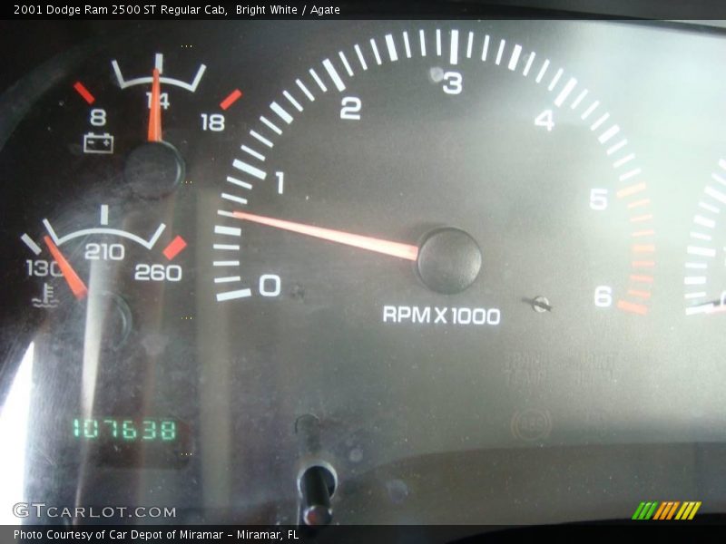 Bright White / Agate 2001 Dodge Ram 2500 ST Regular Cab