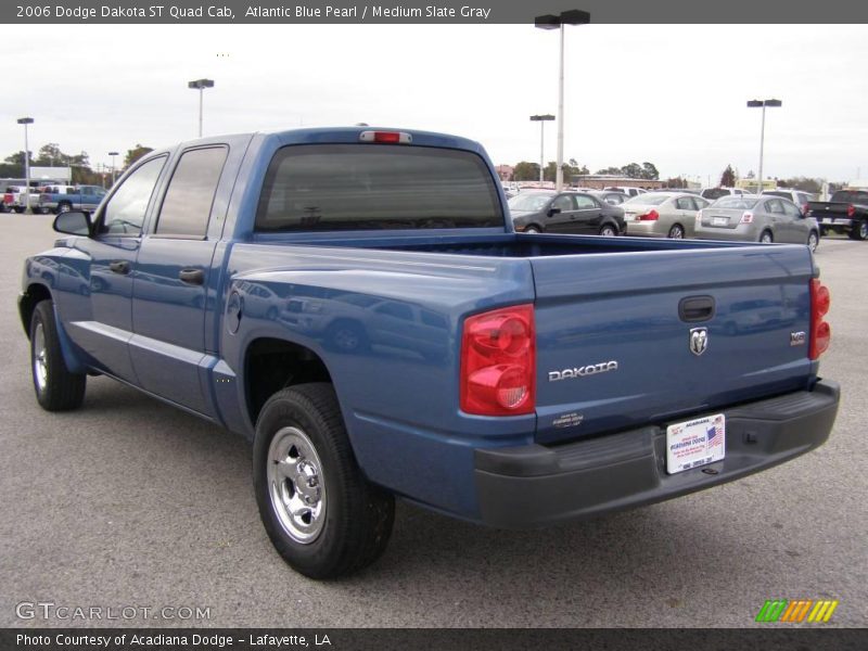 Atlantic Blue Pearl / Medium Slate Gray 2006 Dodge Dakota ST Quad Cab