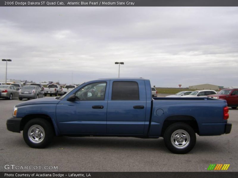 Atlantic Blue Pearl / Medium Slate Gray 2006 Dodge Dakota ST Quad Cab