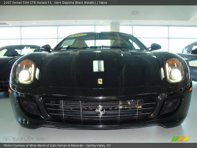 Nero Daytona (Black Metallic) / Sabia 2007 Ferrari 599 GTB Fiorano F1