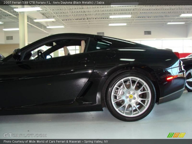 Nero Daytona (Black Metallic) / Sabia 2007 Ferrari 599 GTB Fiorano F1