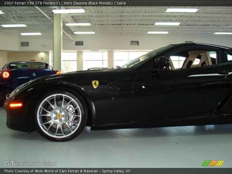 Nero Daytona (Black Metallic) / Sabia 2007 Ferrari 599 GTB Fiorano F1