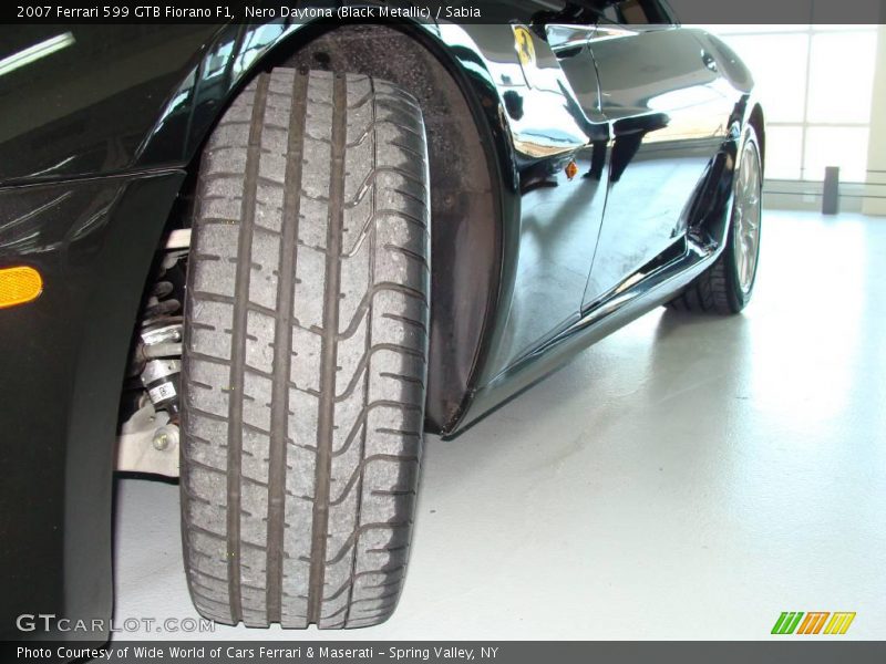 Nero Daytona (Black Metallic) / Sabia 2007 Ferrari 599 GTB Fiorano F1