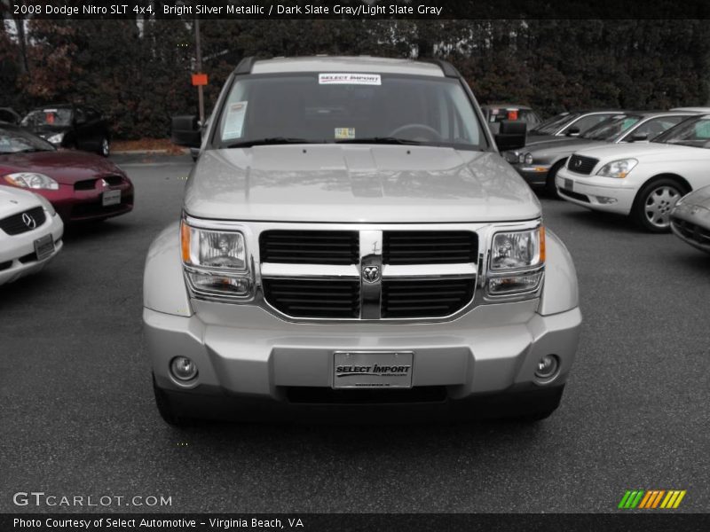 Bright Silver Metallic / Dark Slate Gray/Light Slate Gray 2008 Dodge Nitro SLT 4x4