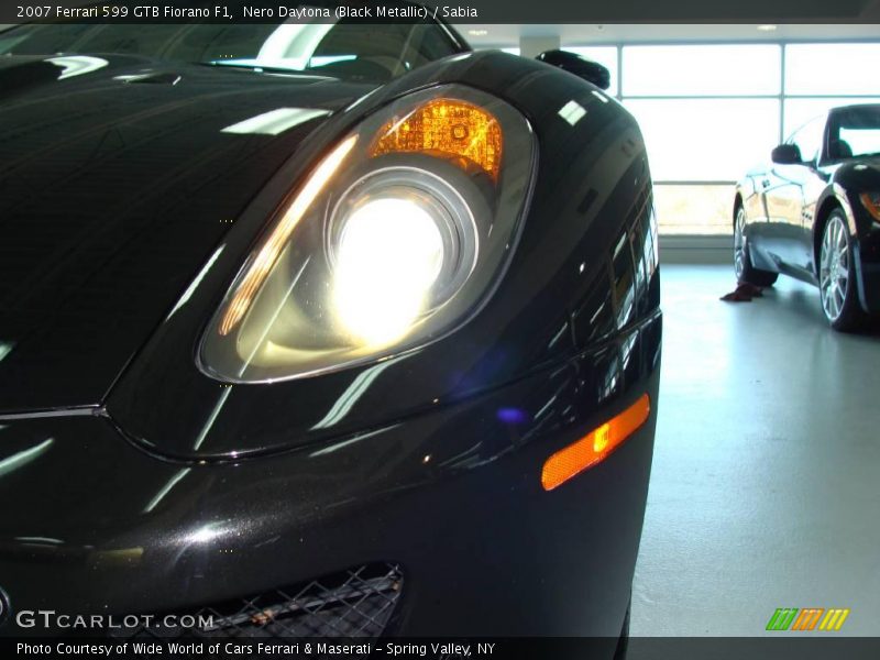 Nero Daytona (Black Metallic) / Sabia 2007 Ferrari 599 GTB Fiorano F1