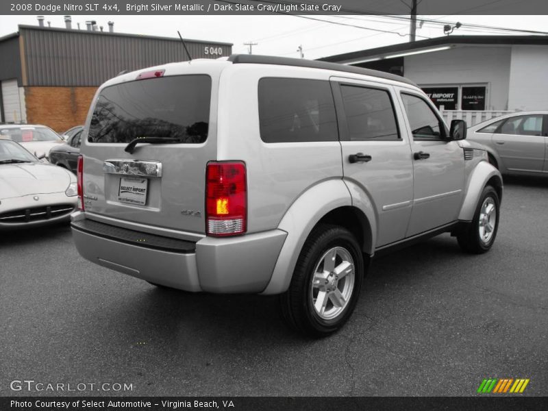 Bright Silver Metallic / Dark Slate Gray/Light Slate Gray 2008 Dodge Nitro SLT 4x4