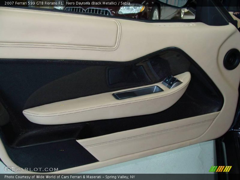 Nero Daytona (Black Metallic) / Sabia 2007 Ferrari 599 GTB Fiorano F1