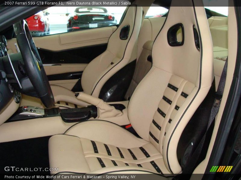 Nero Daytona (Black Metallic) / Sabia 2007 Ferrari 599 GTB Fiorano F1
