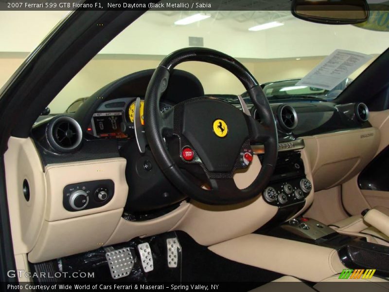 Nero Daytona (Black Metallic) / Sabia 2007 Ferrari 599 GTB Fiorano F1