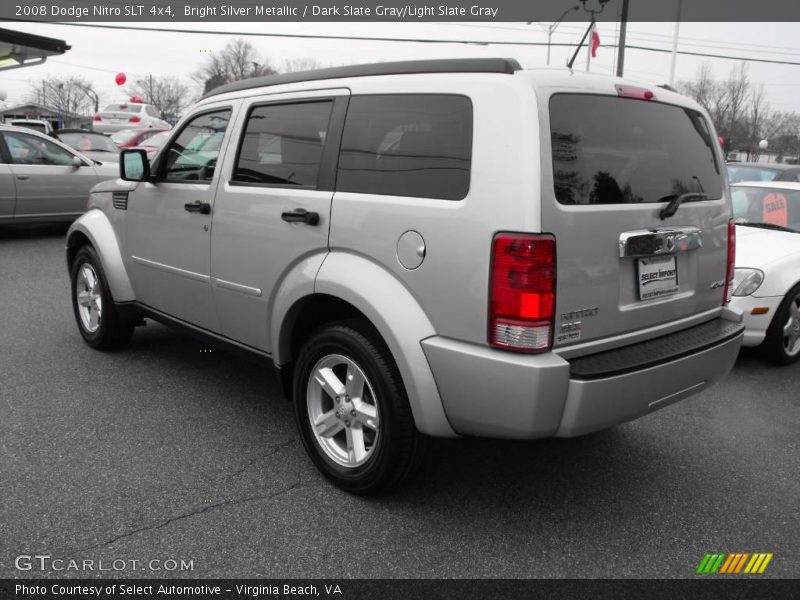 Bright Silver Metallic / Dark Slate Gray/Light Slate Gray 2008 Dodge Nitro SLT 4x4