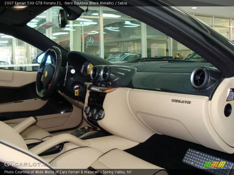 Nero Daytona (Black Metallic) / Sabia 2007 Ferrari 599 GTB Fiorano F1