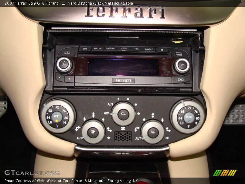 Nero Daytona (Black Metallic) / Sabia 2007 Ferrari 599 GTB Fiorano F1