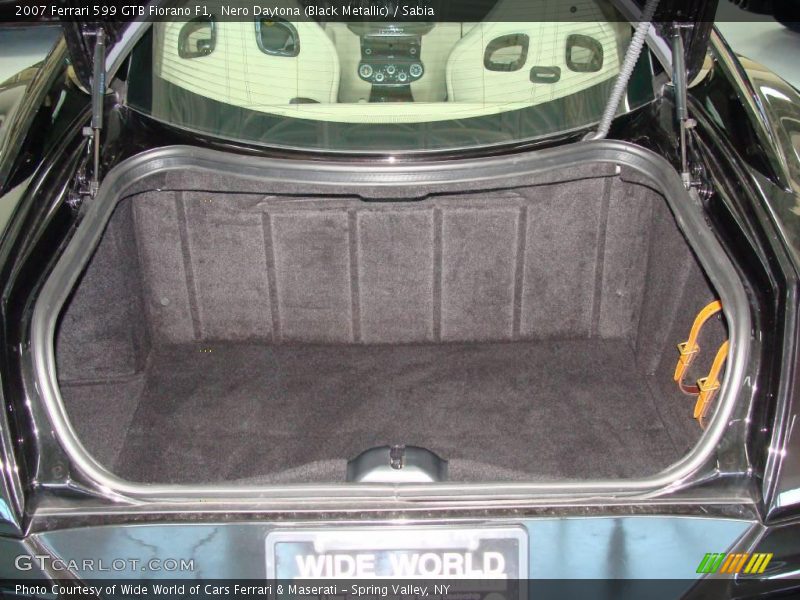 Nero Daytona (Black Metallic) / Sabia 2007 Ferrari 599 GTB Fiorano F1