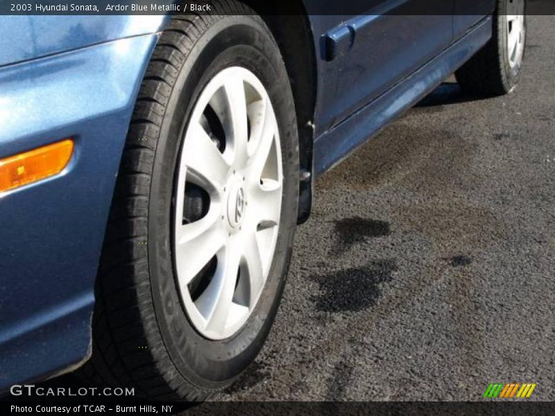 Ardor Blue Metallic / Black 2003 Hyundai Sonata