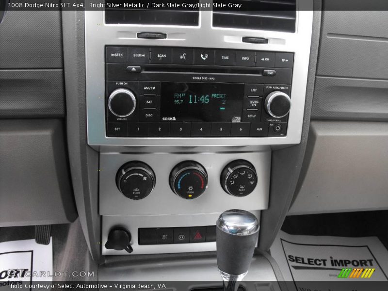 Bright Silver Metallic / Dark Slate Gray/Light Slate Gray 2008 Dodge Nitro SLT 4x4