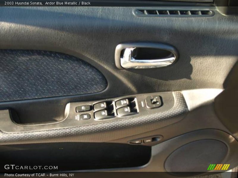 Ardor Blue Metallic / Black 2003 Hyundai Sonata