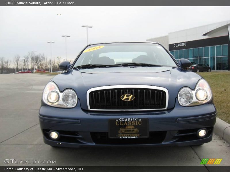 Ardor Blue / Black 2004 Hyundai Sonata