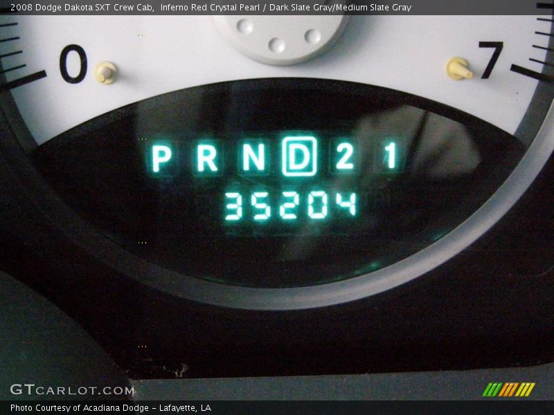 Inferno Red Crystal Pearl / Dark Slate Gray/Medium Slate Gray 2008 Dodge Dakota SXT Crew Cab