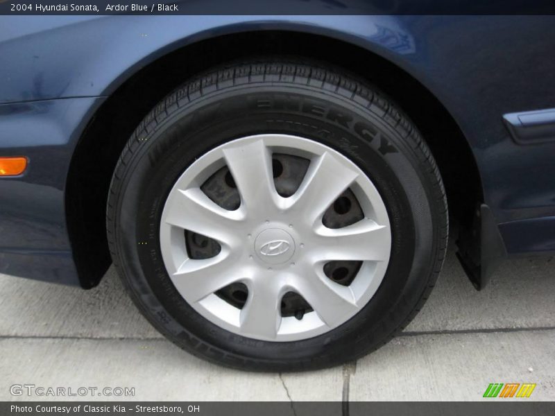 Ardor Blue / Black 2004 Hyundai Sonata