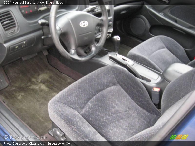 Ardor Blue / Black 2004 Hyundai Sonata