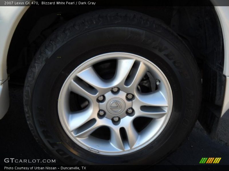 Blizzard White Pearl / Dark Gray 2007 Lexus GX 470