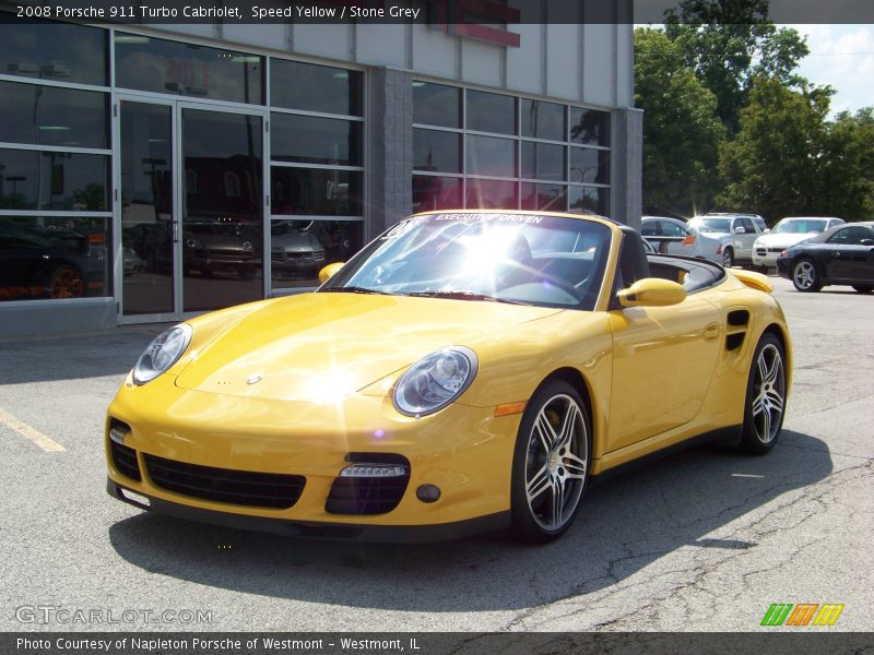 Front 3/4 View of 2008 911 Turbo Cabriolet