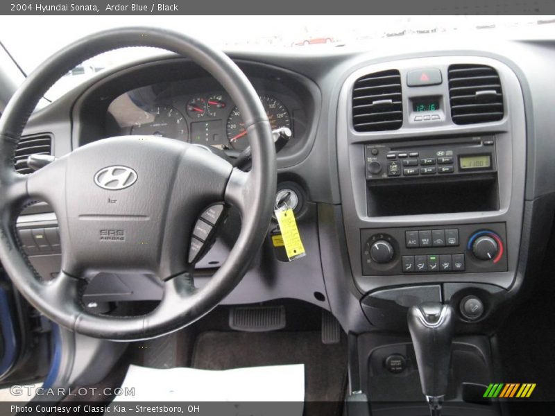Ardor Blue / Black 2004 Hyundai Sonata