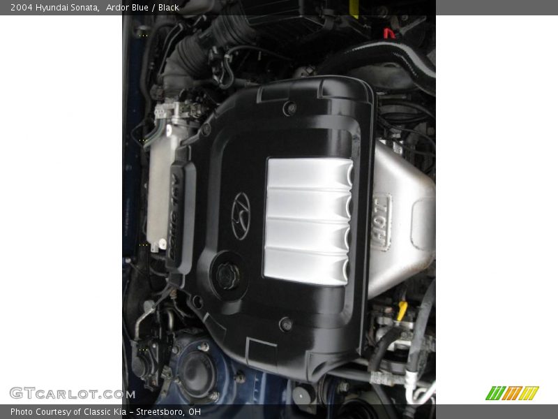 Ardor Blue / Black 2004 Hyundai Sonata
