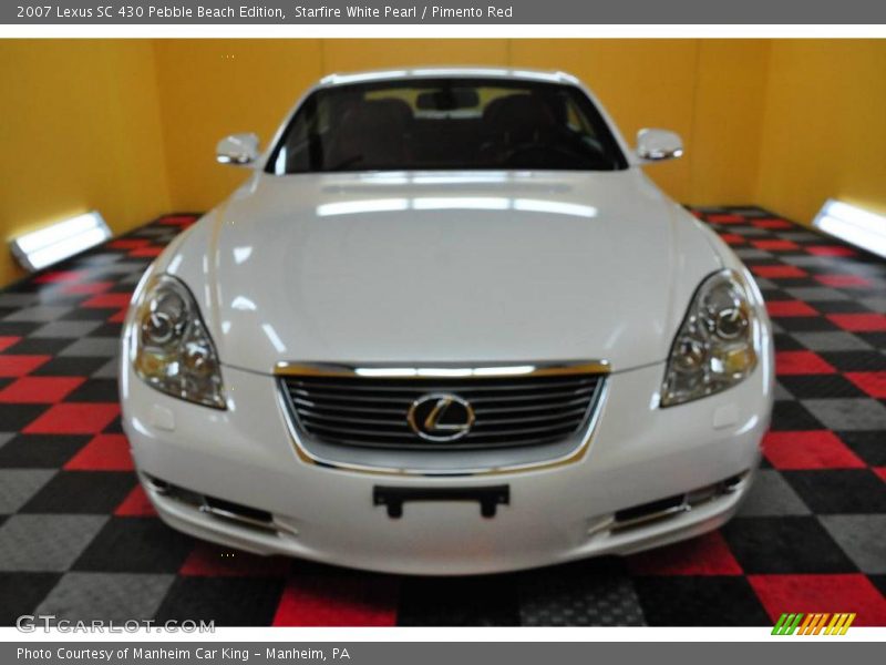 Starfire White Pearl / Pimento Red 2007 Lexus SC 430 Pebble Beach Edition