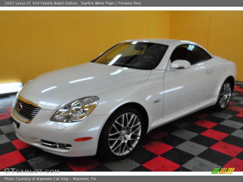 Starfire White Pearl / Pimento Red 2007 Lexus SC 430 Pebble Beach Edition