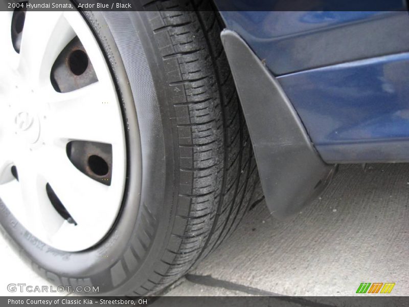 Ardor Blue / Black 2004 Hyundai Sonata