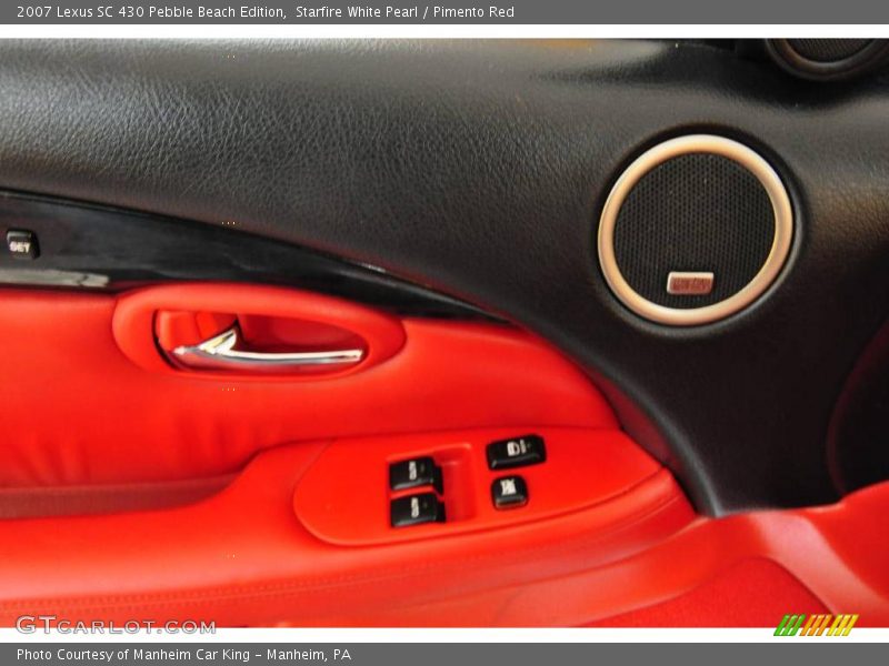 Starfire White Pearl / Pimento Red 2007 Lexus SC 430 Pebble Beach Edition