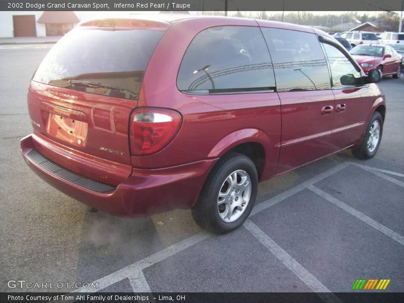 Inferno Red Pearl / Taupe 2002 Dodge Grand Caravan Sport